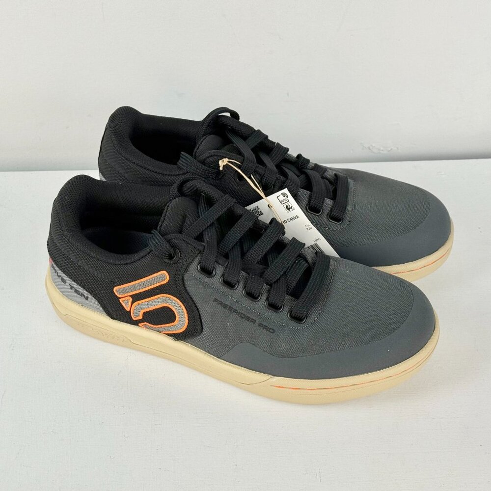 Women's 7 - Adidas 5.10 Five Ten Freerider Pro Mountain Bike Canvas Shoes HQ2124 - Picture 2 of 9
